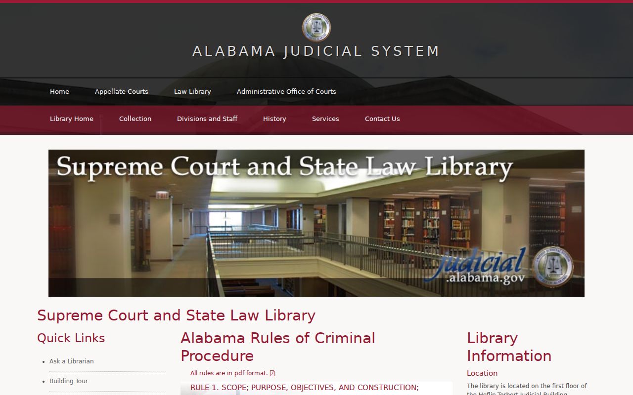 Chambers County bench warrant rules in the Alabama criminal procedure library